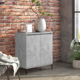 Aparador de madera contrachapada gris hormigón 60x35x70 cm de vidaXL, Aparadores - Ref: Foro24-806080, Precio: 56,10 €, Descu...