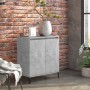 Aparador de madera contrachapada gris hormigón 60x35x70 cm de vidaXL, Aparadores - Ref: Foro24-806080, Precio: 60,48 €, Descu...
