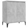 Aparador de madera contrachapada gris hormigón 60x35x70 cm de vidaXL, Aparadores - Ref: Foro24-806080, Precio: 60,48 €, Descu...
