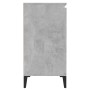 Aparador de madera contrachapada gris hormigón 60x35x70 cm de vidaXL, Aparadores - Ref: Foro24-806080, Precio: 60,48 €, Descu...