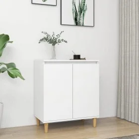 Aparador con patas madera contrachapada blanco 60x35x70 cm de vidaXL, Aparadores - Ref: Foro24-806067, Precio: 73,51 €, Descu...