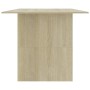 Mesa de comedor madera de ingeniería roble Sonoma 180x90x76 cm en Mesas de comedor | Comprar online en Foru.es