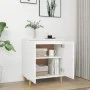 Aparador con patas madera contrachapada blanco 60x35x70 cm de vidaXL, Aparadores - Ref: Foro24-806067, Precio: 73,51 €, Descu...