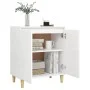 Aparador con patas madera contrachapada blanco 60x35x70 cm de vidaXL, Aparadores - Ref: Foro24-806067, Precio: 73,51 €, Descu...