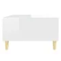 Glossy white plywood coffee table 103.5x60x35cm by vidaXL, Coffee table - Ref: Foro24-806019, Price: 76,54 €, Discount: %