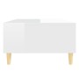 Mesa de centro madera contrachapada blanco brillo 103,5x60x35cm de vidaXL, Mesas de centro - Ref: Foro24-806019, Precio: 76,8...