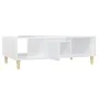Glossy white plywood coffee table 103.5x60x35cm by vidaXL, Coffee table - Ref: Foro24-806019, Price: 76,54 €, Discount: %