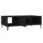 Mesa de centro madera contrachapada negro 103,5x60x35 cm de vidaXL, Mesas de centro - Ref: Foro24-806023, Precio: 53,20 €, De...