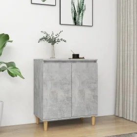 Aparador y patas madera contrachapada gris hormigón 60x35x70 cm de vidaXL, Aparadores - Ref: Foro24-806071, Precio: 60,79 €, ...