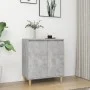 Aparador y patas madera contrachapada gris hormigón 60x35x70 cm de vidaXL, Aparadores - Ref: Foro24-806071, Precio: 60,79 €, ...