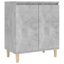 Aparador y patas madera contrachapada gris hormigón 60x35x70 cm de vidaXL, Aparadores - Ref: Foro24-806071, Precio: 60,79 €, ...