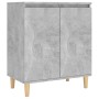 Aparador y patas madera contrachapada gris hormigón 60x35x70 cm de vidaXL, Aparadores - Ref: Foro24-806071, Precio: 61,35 €, ...