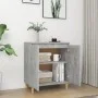 Aparador y patas madera contrachapada gris hormigón 60x35x70 cm de vidaXL, Aparadores - Ref: Foro24-806071, Precio: 60,79 €, ...