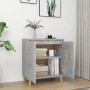 Aparador y patas madera contrachapada gris hormigón 60x35x70 cm de vidaXL, Aparadores - Ref: Foro24-806071, Precio: 61,35 €, ...