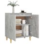 Aparador y patas madera contrachapada gris hormigón 60x35x70 cm de vidaXL, Aparadores - Ref: Foro24-806071, Precio: 61,35 €, ...