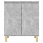 Aparador y patas madera contrachapada gris hormigón 60x35x70 cm de vidaXL, Aparadores - Ref: Foro24-806071, Precio: 60,79 €, ...