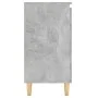 Aparador y patas madera contrachapada gris hormigón 60x35x70 cm de vidaXL, Aparadores - Ref: Foro24-806071, Precio: 60,79 €, ...