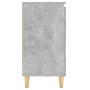 Aparador y patas madera contrachapada gris hormigón 60x35x70 cm de vidaXL, Aparadores - Ref: Foro24-806071, Precio: 61,35 €, ...