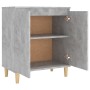 Aparador y patas madera contrachapada gris hormigón 60x35x70 cm de vidaXL, Aparadores - Ref: Foro24-806071, Precio: 61,35 €, ...