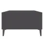 Mesa de centro de madera contrachapada gris 103,5x60x35cm de vidaXL, Mesas de centro - Ref: Foro24-806024, Precio: 46,49 €, D...