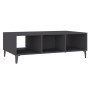 Mesa de centro de madera contrachapada gris 103,5x60x35cm de vidaXL, Mesas de centro - Ref: Foro24-806024, Precio: 46,49 €, D...