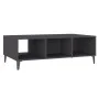 Mesa de centro de madera contrachapada gris 103,5x60x35cm de vidaXL, Mesas de centro - Ref: Foro24-806024, Precio: 46,49 €, D...
