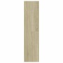 Armario madera contrachapada color roble Sonoma 100x50x200 cm en Armarios roperos | Comprar online en Foru.es