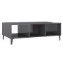 Mesa de centro madera contrachapada gris brillo 103,5x60x35 cm de vidaXL, Mesas de centro - Ref: Foro24-806030, Precio: 49,22...