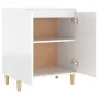 Sideboard and legs glossy white plywood 60x35x70 cm by vidaXL, Sideboards - Ref: Foro24-806073, Price: 74,35 €, Discount: %