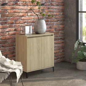 Aparador de madera contrachapada color roble Sonoma 60x35x70 cm de vidaXL, Aparadores - Ref: Foro24-806079, Precio: 59,28 €, ...