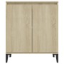 Aparador de madera contrachapada color roble Sonoma 60x35x70 cm de vidaXL, Aparadores - Ref: Foro24-806079, Precio: 60,09 €, ...