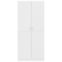 Armario de madera contrachapada blanco 80x52x180 cm en Armarios roperos | Comprar online en Foru.es