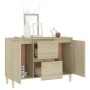 Aparador madera de ingeniería roble Sonoma 101x35x70 cm de vidaXL, Aparadores - Ref: Foro24-806106, Precio: 90,16 €, Descuent...