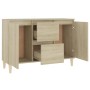 Aparador madera de ingeniería roble Sonoma 101x35x70 cm de vidaXL, Aparadores - Ref: Foro24-806106, Precio: 90,16 €, Descuent...
