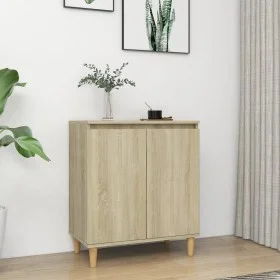 Aparador con patas madera contrachapada roble Sonoma 60x35x70cm de vidaXL, Aparadores - Ref: Foro24-806070, Precio: 65,42 €, ...