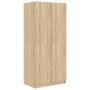 Armario de madera contrachapada roble Sonoma 80x52x180 cm en Armarios roperos | Comprar online en Foru.es