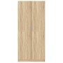 Armario de madera contrachapada roble Sonoma 80x52x180 cm en Armarios roperos | Comprar online en Foru.es
