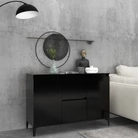 Black plywood sideboard 104x35x70 cm by vidaXL, Sideboards - Ref: Foro24-806113, Price: 90,75 €, Discount: %