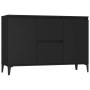 Aparador de madera contrachapada negro 104x35x70 cm de vidaXL, Aparadores - Ref: Foro24-806113, Precio: 93,79 €, Descuento: %