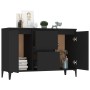 Aparador de madera contrachapada negro 104x35x70 cm de vidaXL, Aparadores - Ref: Foro24-806113, Precio: 93,79 €, Descuento: %