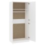 Armario de madera contrachapada blanco 90x52x200cm en Armarios roperos | Comprar online en Foru.es