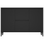 Aparador de madera contrachapada negro 104x35x70 cm de vidaXL, Aparadores - Ref: Foro24-806113, Precio: 93,79 €, Descuento: %