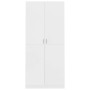 Armario de madera contrachapada blanco 90x52x200cm en Armarios roperos | Comprar online en Foru.es