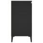 Aparador de madera contrachapada negro 104x35x70 cm de vidaXL, Aparadores - Ref: Foro24-806113, Precio: 93,79 €, Descuento: %