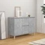 Aparador madera de ingeniería gris hormigón 101x35x70 cm de vidaXL, Aparadores - Ref: Foro24-806107, Precio: 86,42 €, Descuen...