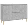 Aparador madera de ingeniería gris hormigón 101x35x70 cm de vidaXL, Aparadores - Ref: Foro24-806107, Precio: 89,94 €, Descuen...