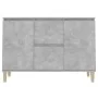 Aparador madera de ingeniería gris hormigón 101x35x70 cm de vidaXL, Aparadores - Ref: Foro24-806107, Precio: 86,42 €, Descuen...