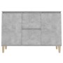 Aparador madera de ingeniería gris hormigón 101x35x70 cm de vidaXL, Aparadores - Ref: Foro24-806107, Precio: 89,94 €, Descuen...