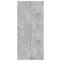 Armario de madera contrachapada gris hormigón 90x52x200 cm en Armarios roperos | Comprar online en Foru.es