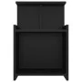 Mesita de noche madera contrachapada negro 40x35x60 cm de vidaXL, Mesitas de noche - Ref: Foro24-806177, Precio: 34,32 €, Des...